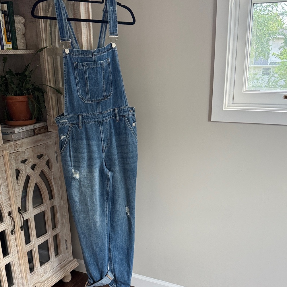 Women's Blue Denim Overalls